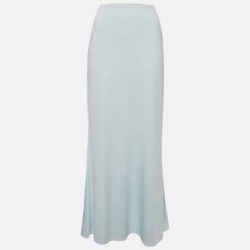 Blue Jersey Maxi Skirt XL