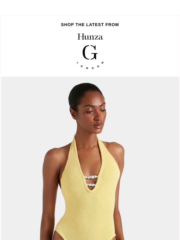 Explore New HUNZA G Swim Arrivals! 🌊☀️