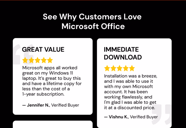 Microsoft Office 2021 for Windows or Mac | Lifetime License