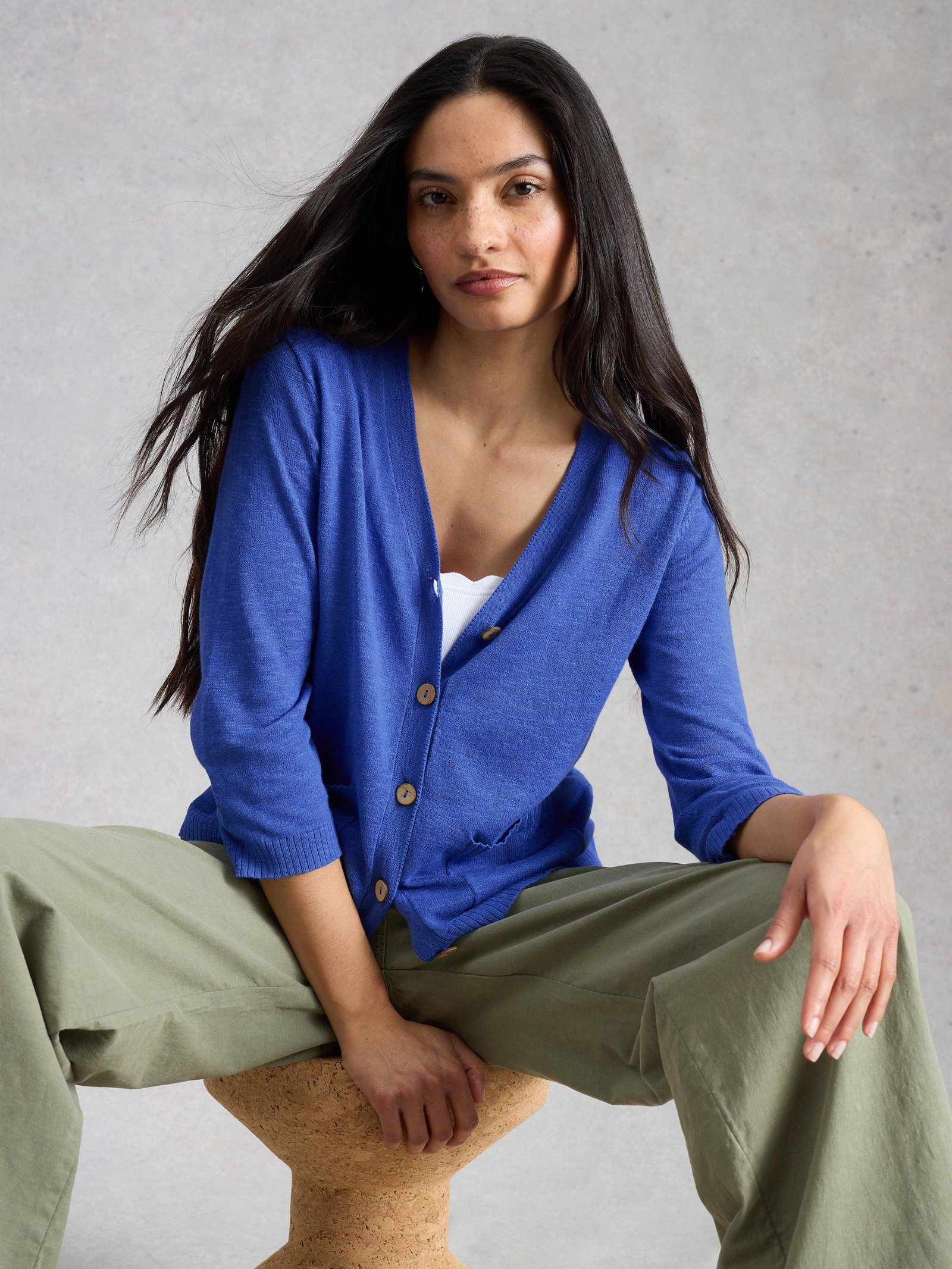 Shop Nova Linen Blend Cardi