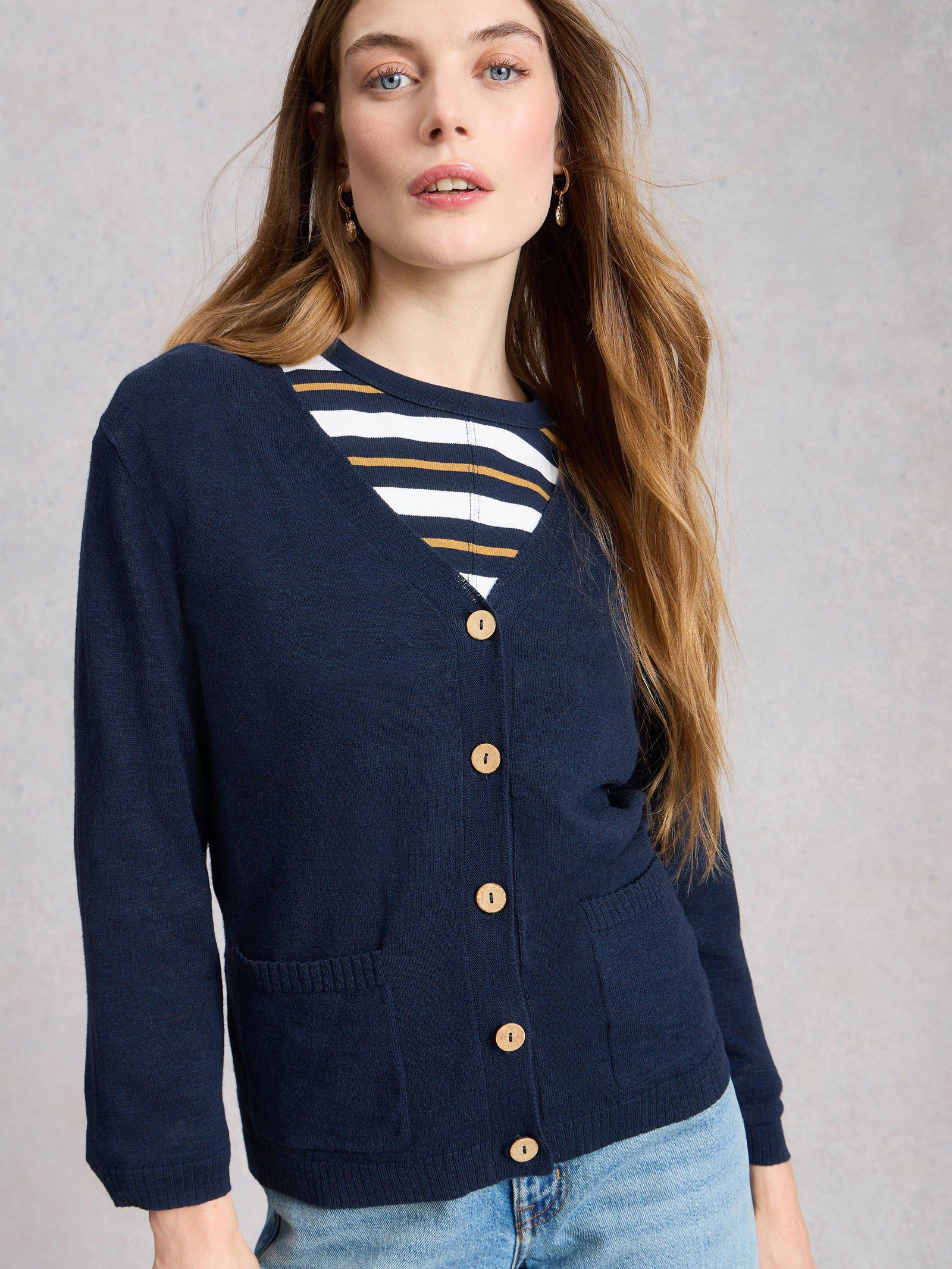 Shop Nova Linen Blend Cardi