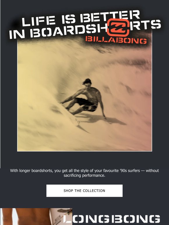 Just In: Long Boardies