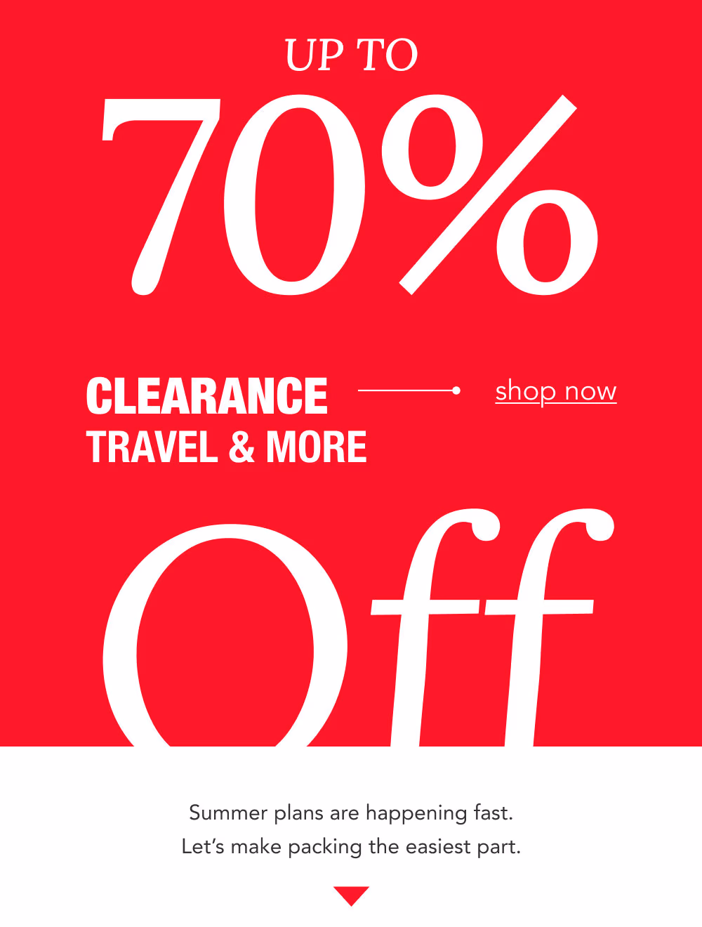 Shop Clearance Travel