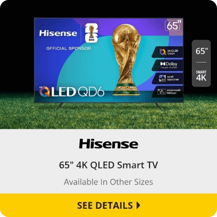 65" QD6 4K QLED Smart TV