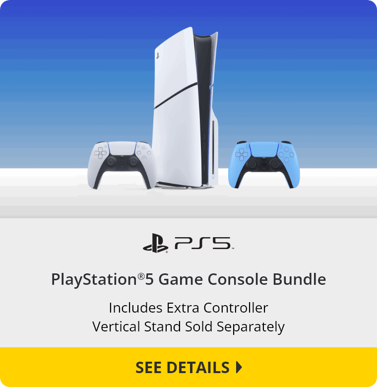 PS5 Bundle - Slim 1TB Disc Console w/ extra Starlight Blue Controller
