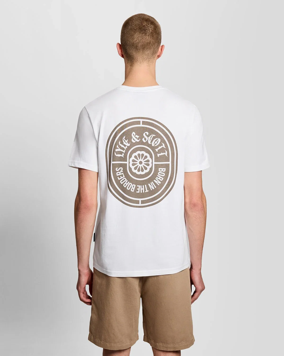 Image of Graphic Badge Cotton T-Shirt