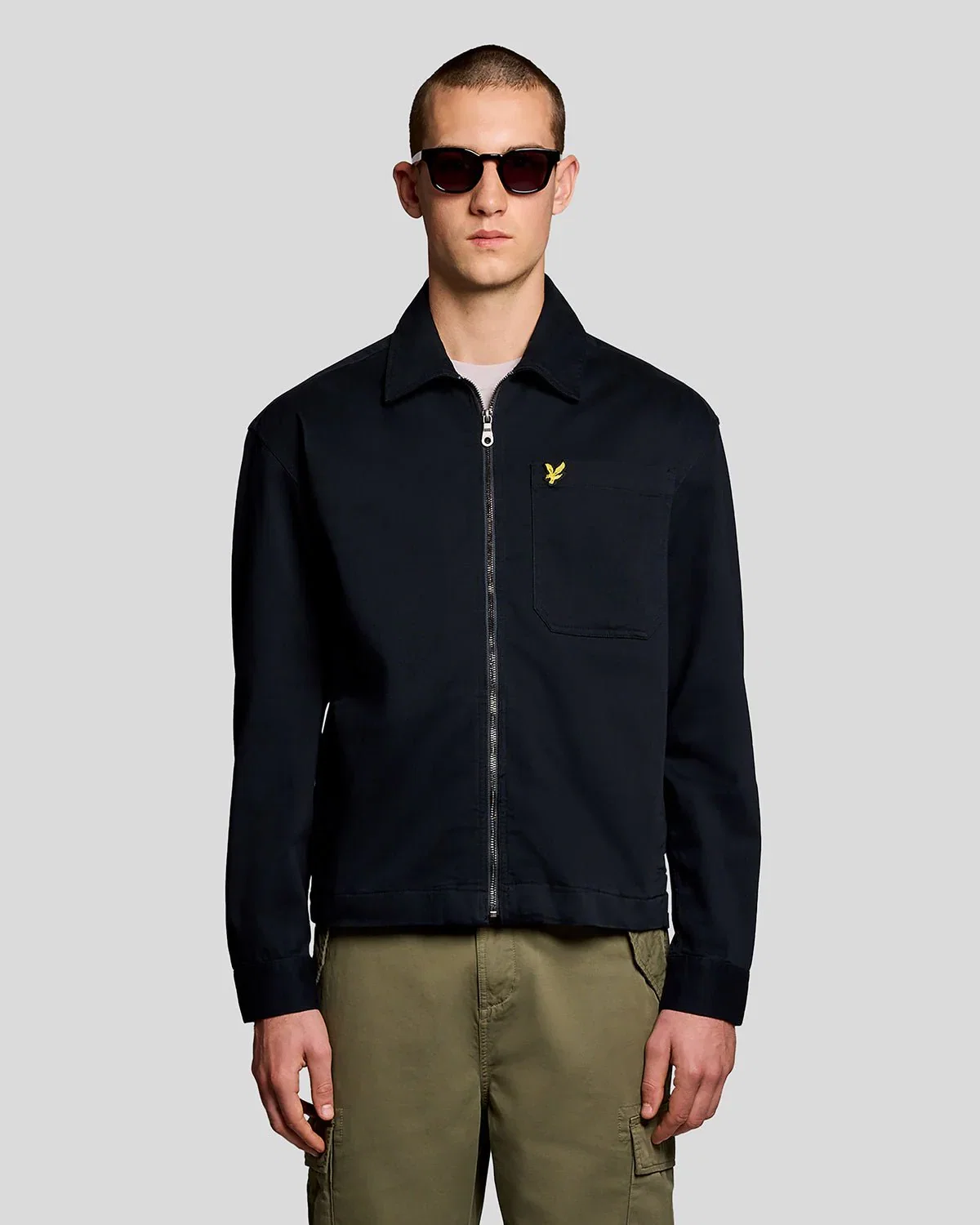 Image of Lightweight Enzyme Wash Overshirt