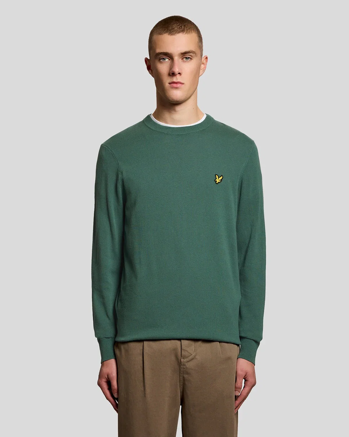 Image of Cotton Crew Neck Jumper