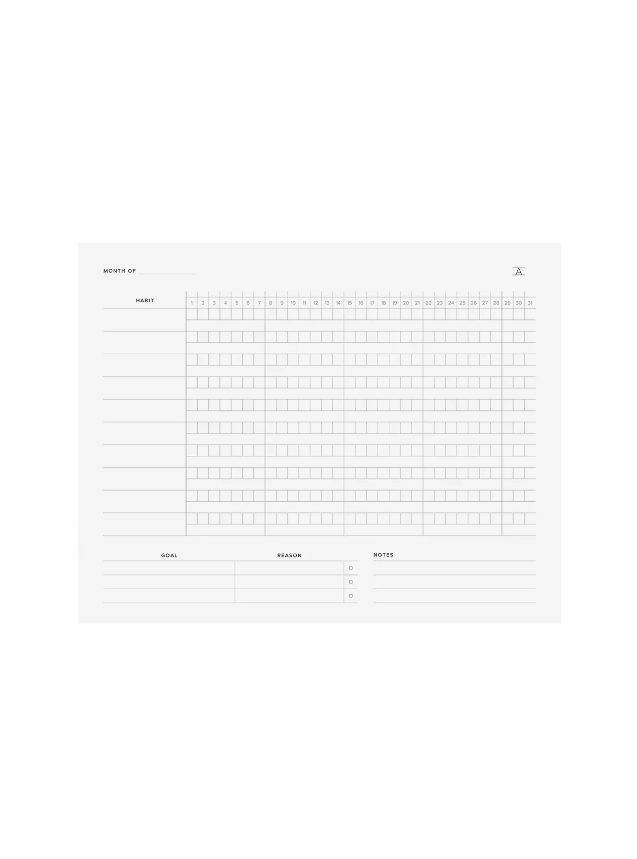 Image of Habit Tracker