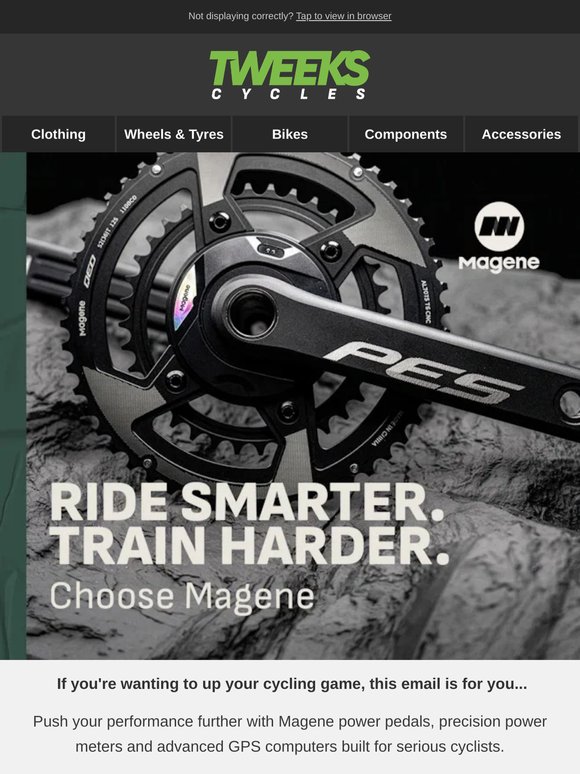 Ride Smarter. Train Harder. Choose Magene.