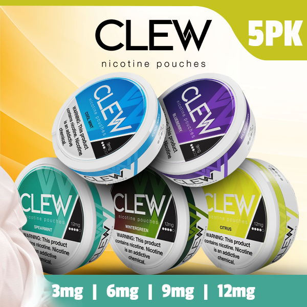 Clew Nicotine Pouches - 5PK