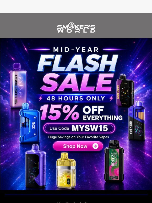 Don't Miss Your 15% Discount!🤑