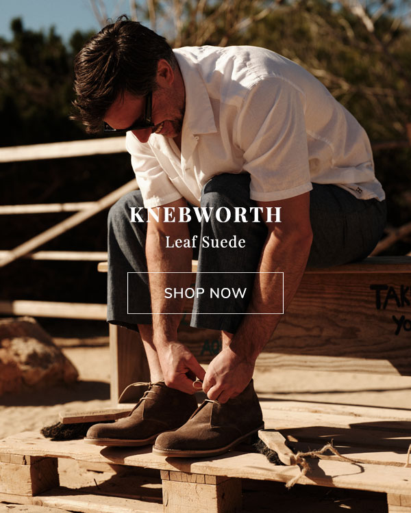 Knebworth Leaf Suede | Shop Now