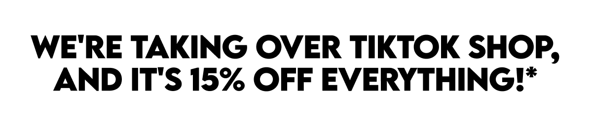 Tiktok shop spotlight day - 15% off