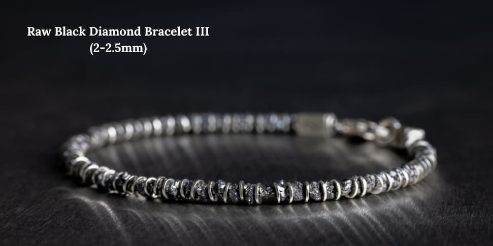 Aurum Brothers raw diamond bracelet