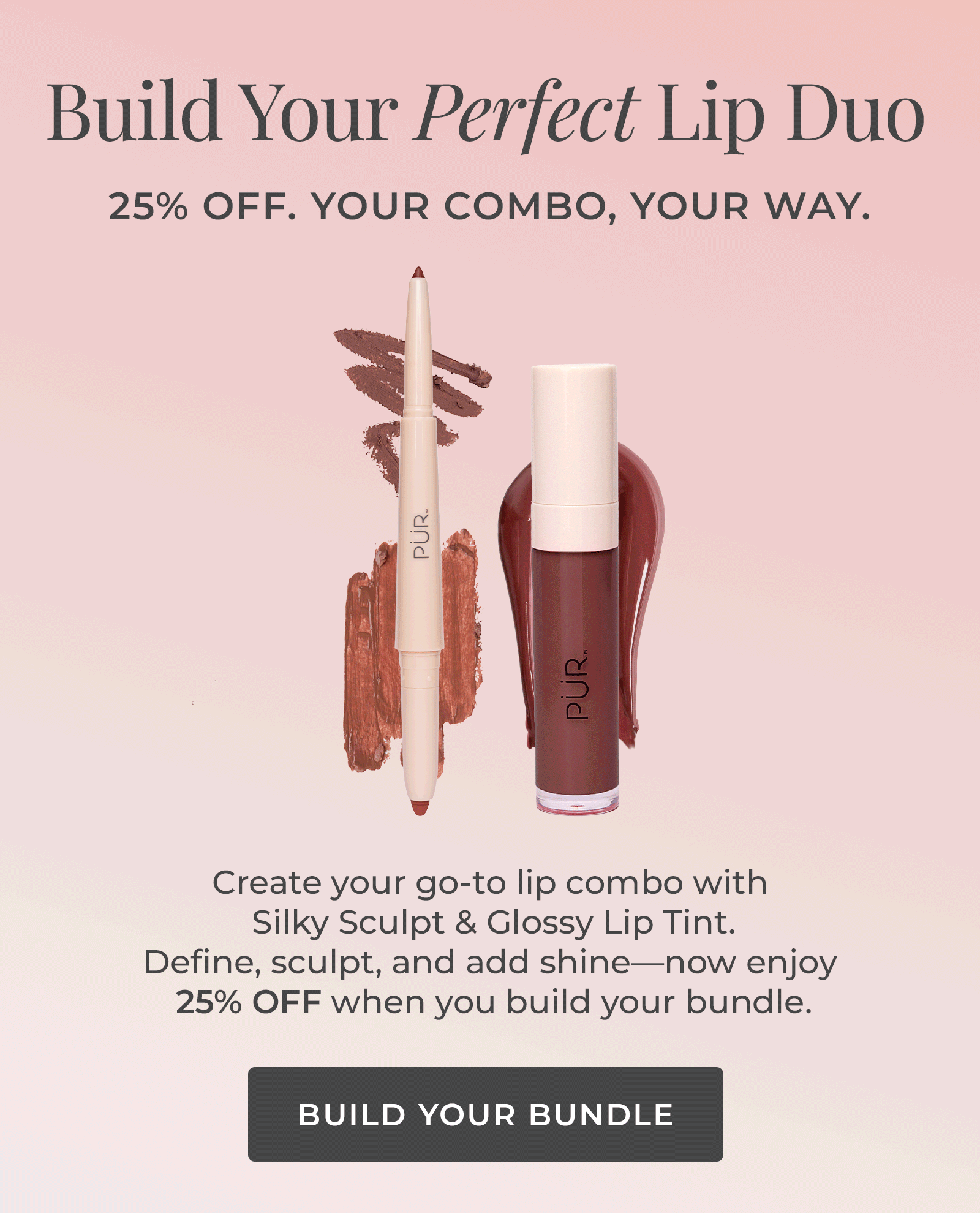 Perfect Lip Bundle: Build Your Perfect Lip Duo with Silky Sculpt and Glossy Lip Tint - Enjoy 25% Off When You Build Your Bundle