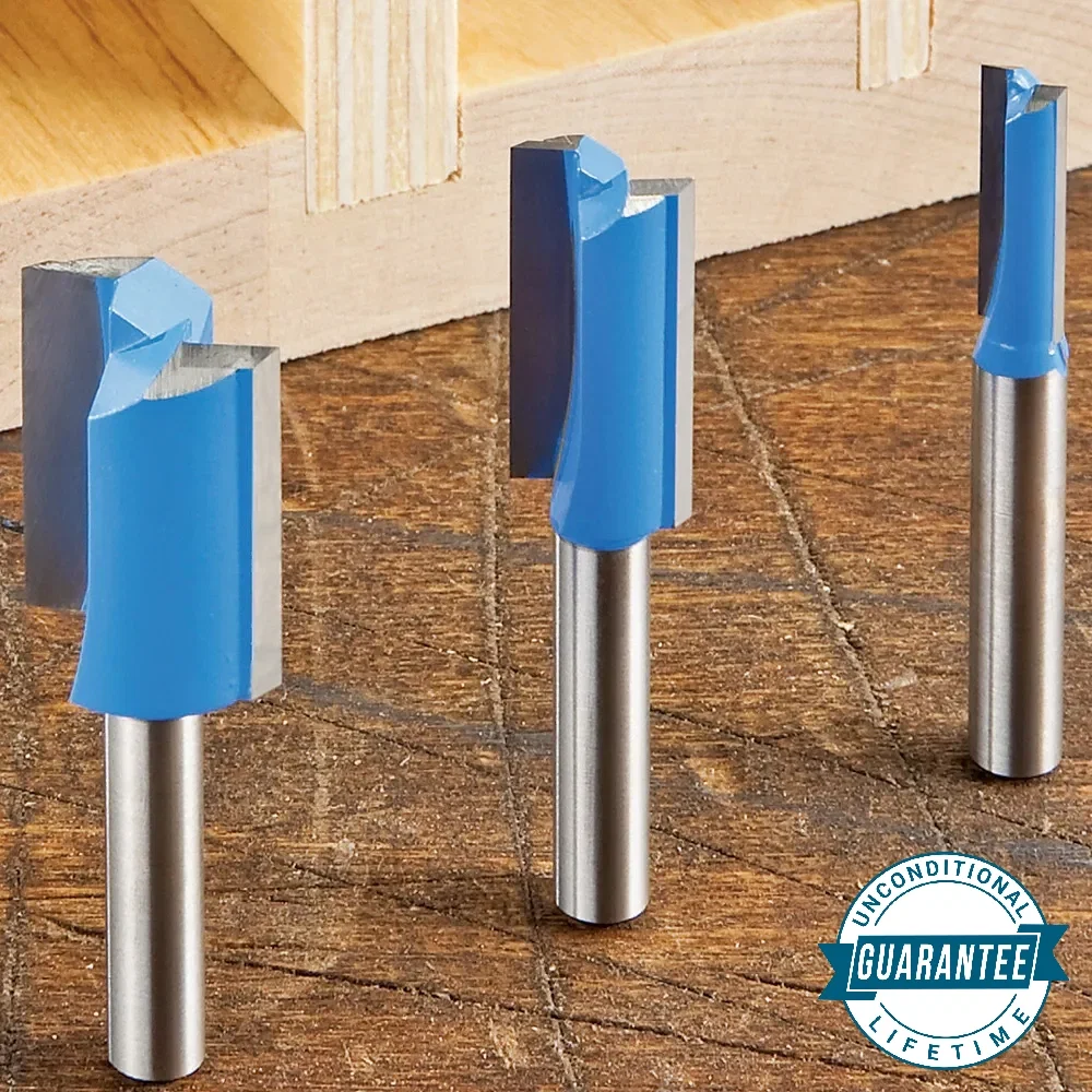 Rockler Undersized Plywood Router Bit Set - 1/4