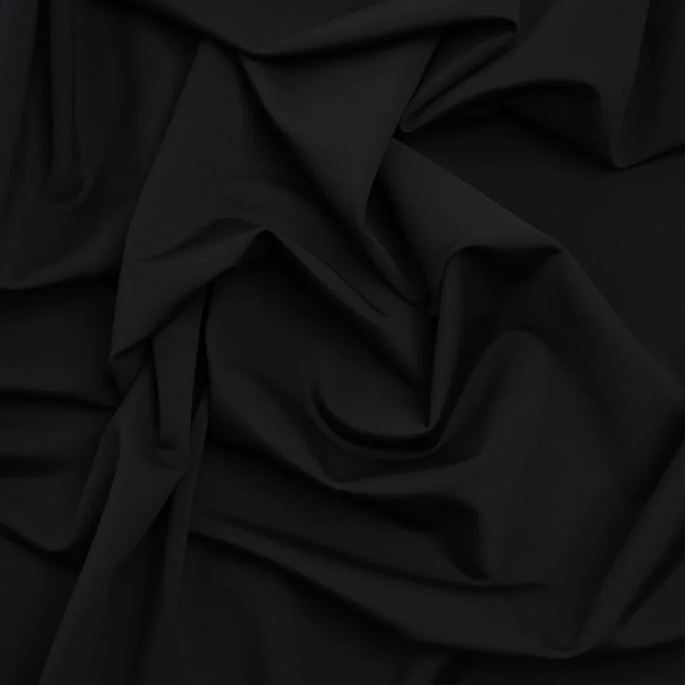 Image of Yaya Han Matte Nylon Spandex Tricot Knit with 4-Way Stretch - Black - Cosplay Collection