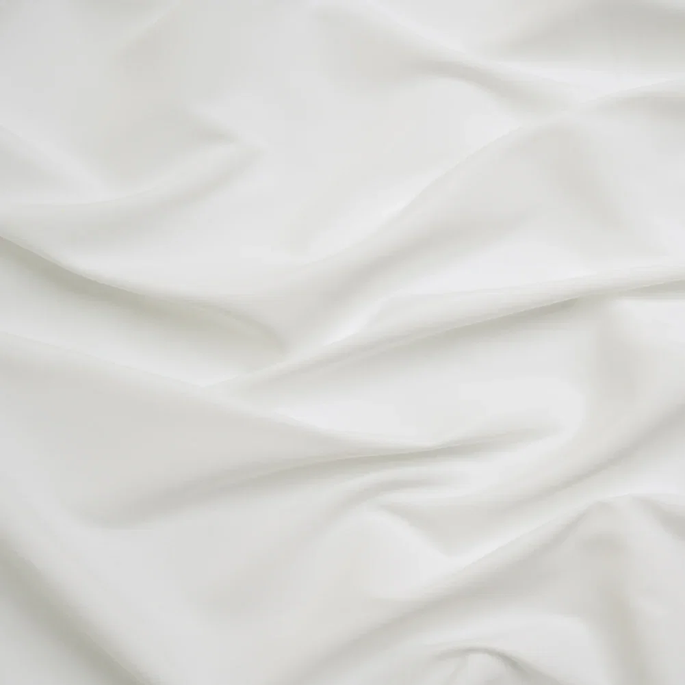 Image of Recycled Polyester Swim Trunk Fabric - White - Mood Exclusive Malibu Collection