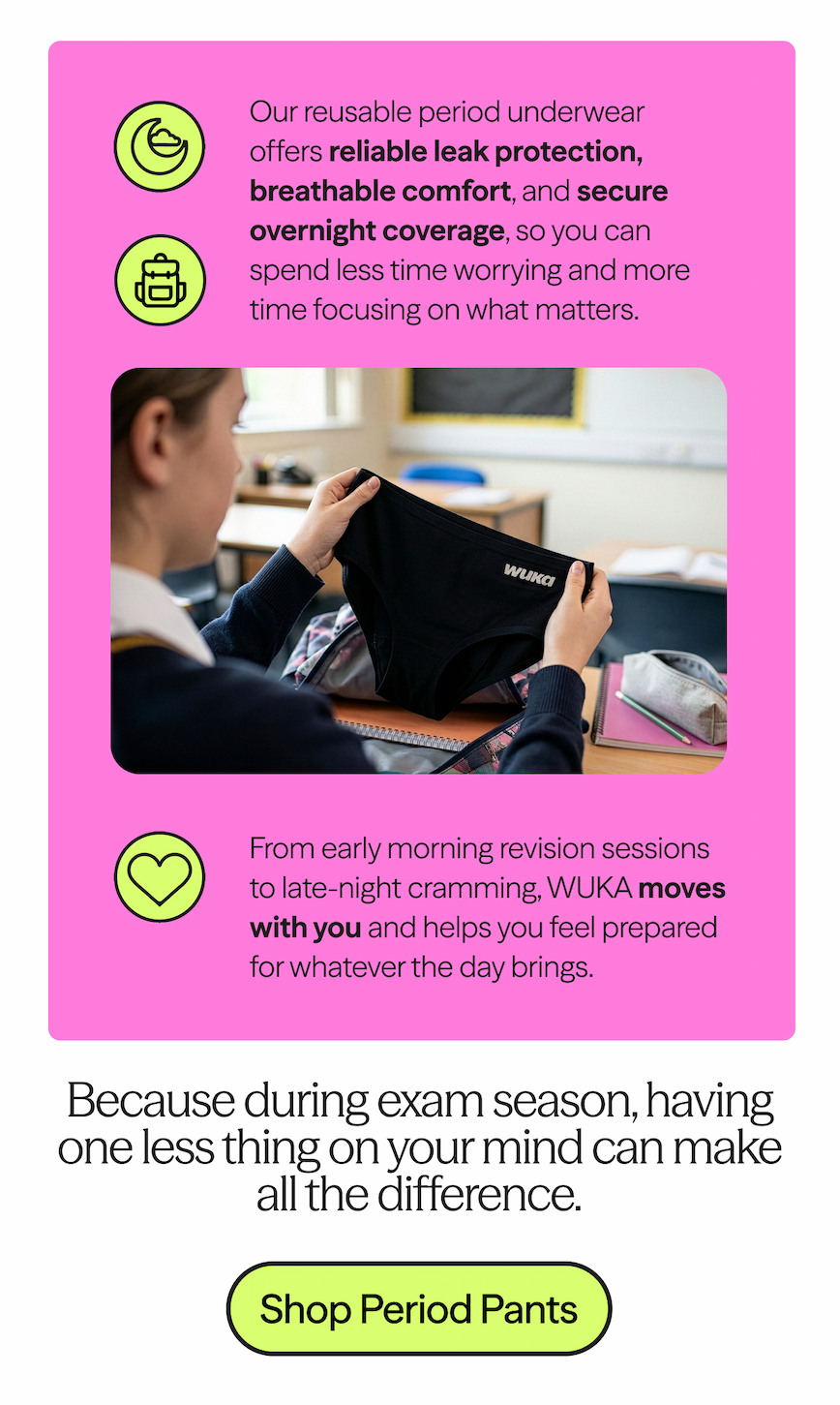 Because during exam season, having one less thing on your mind can make all the difference.