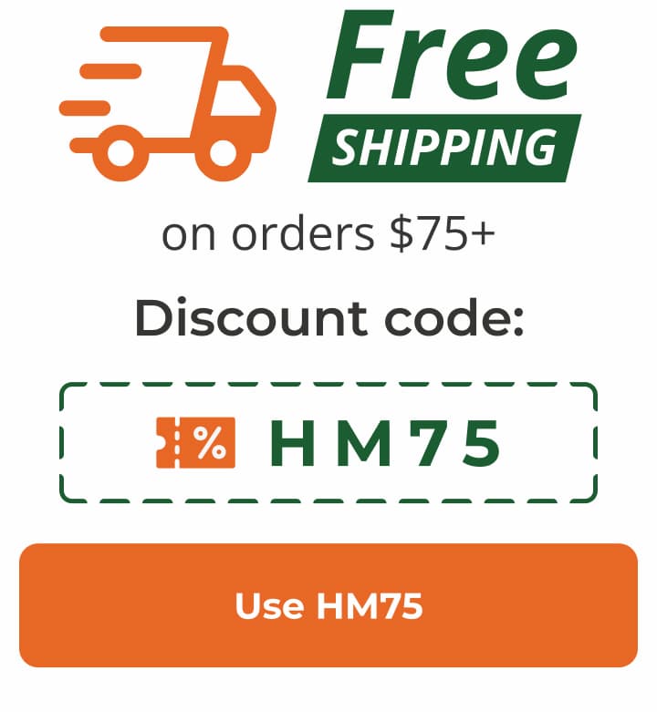 Free shipping on orders $75+
