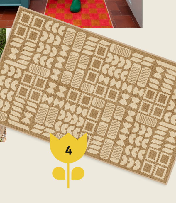 Rugatoni Natural 3x5 Re-Jute Rug by Dan Pelosi