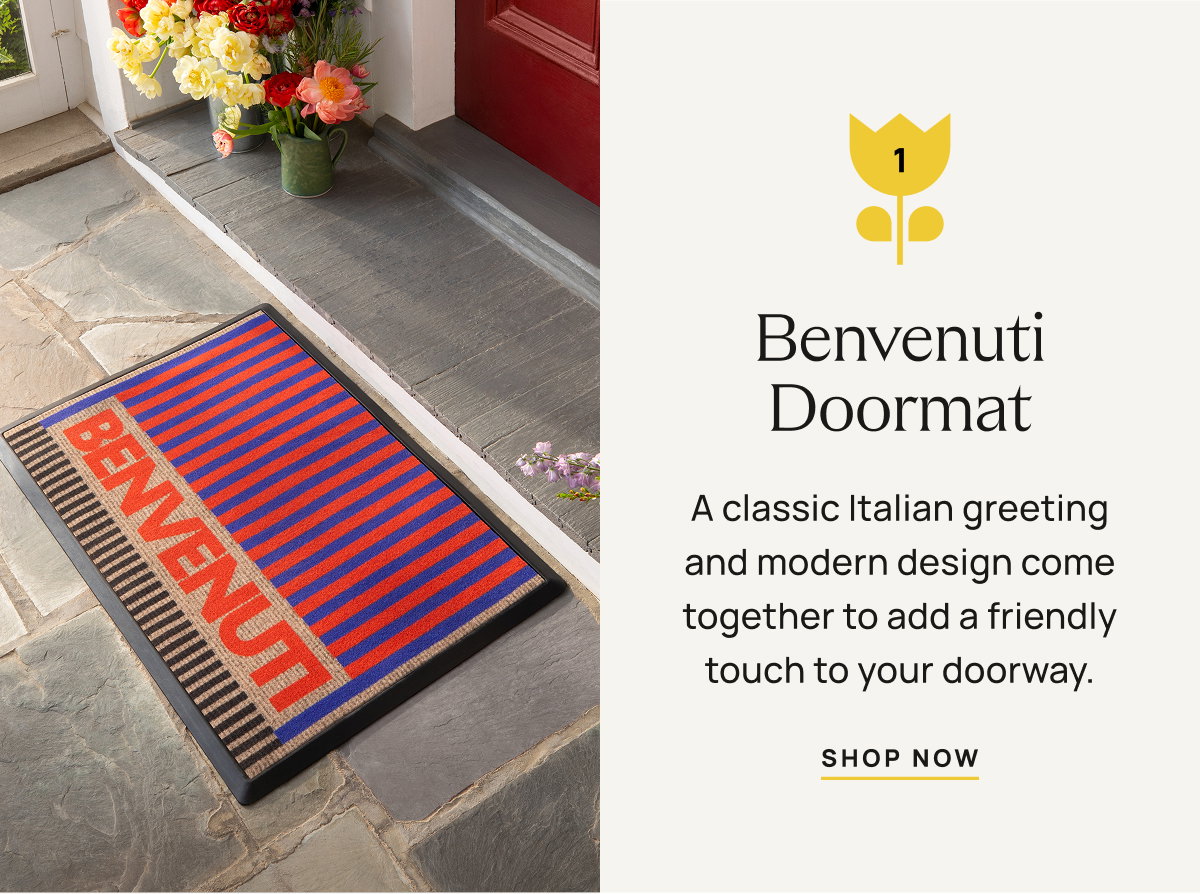 Benvenuti Doormat by Dan Pelosi 
