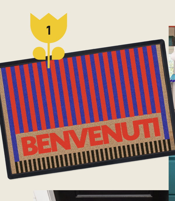 Benvenuti Doormat by Dan Pelosi