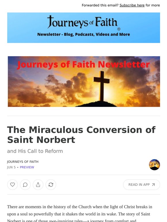 The Miraculous Conversion of Saint Norbert