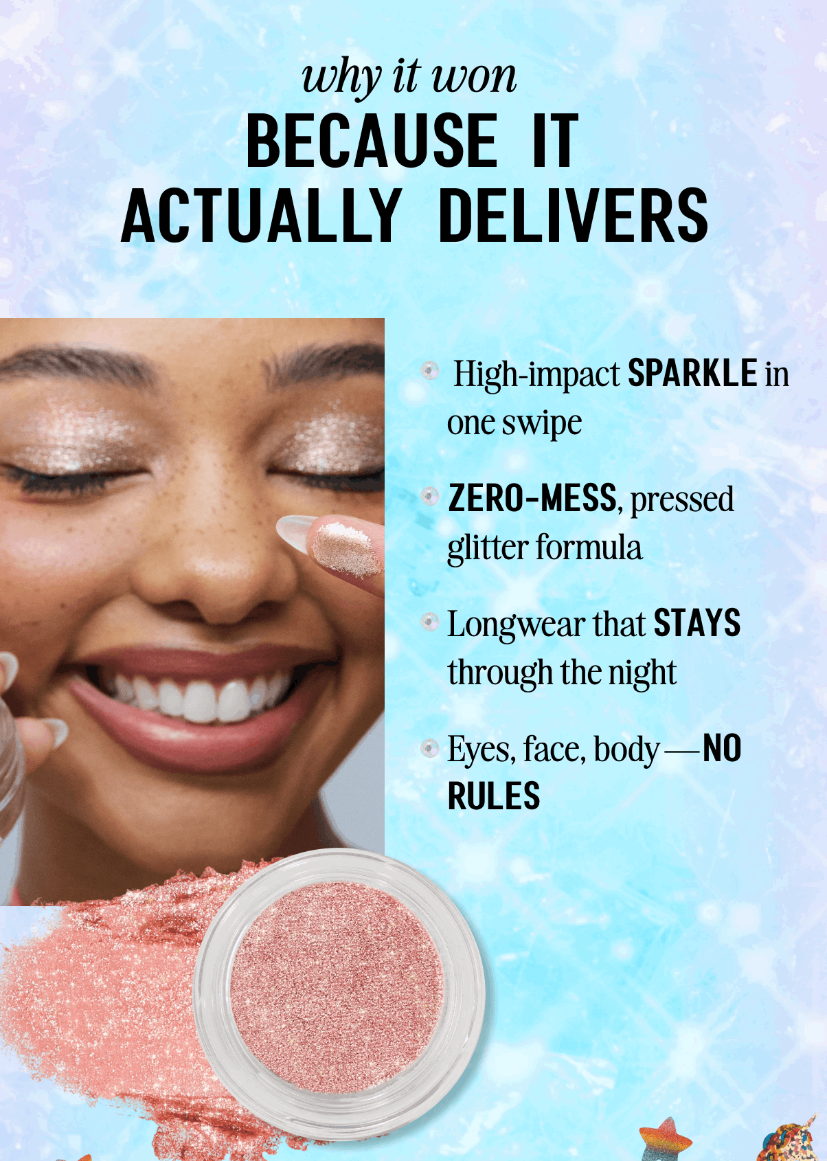Why it won? Because it actually delivers: