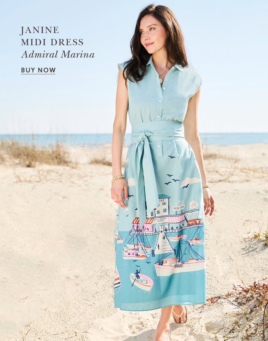 Janine Midi Dress Admiral Marina