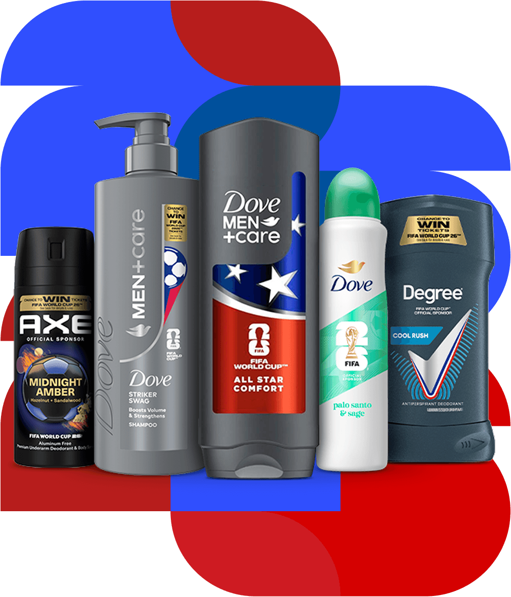 AXE | Dove MEN CARE | Dove | Degree 