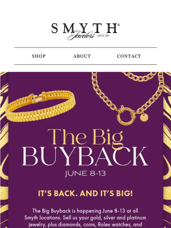 Sell Us Your Gold and Silver and Receive a 50% Big Buyback Bonus💰
