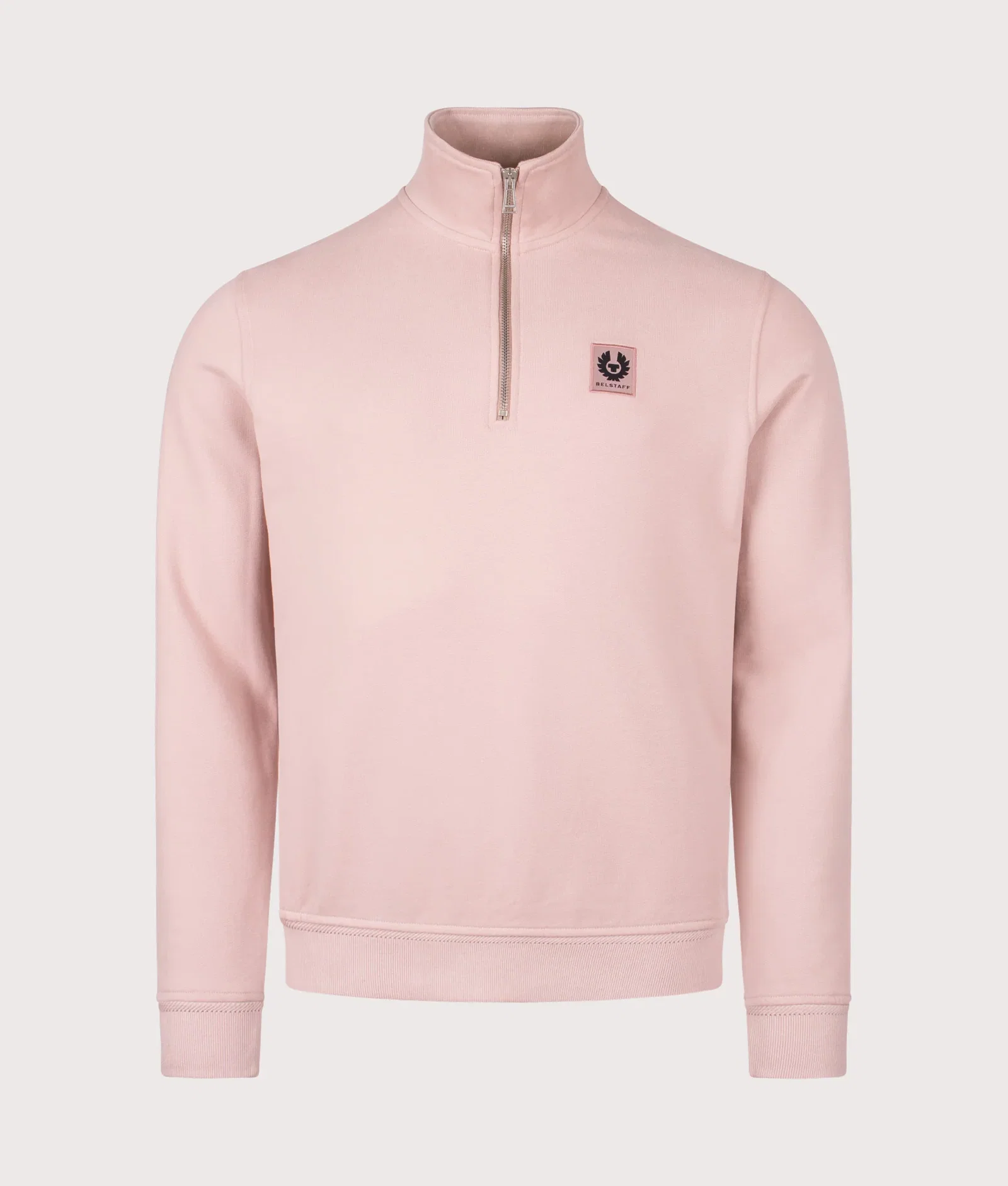 Reg Fit Belstaff Quarter Zip Sweatshirt