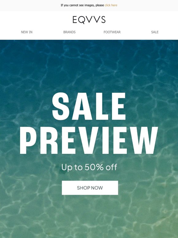 Preview the Sale on your budget