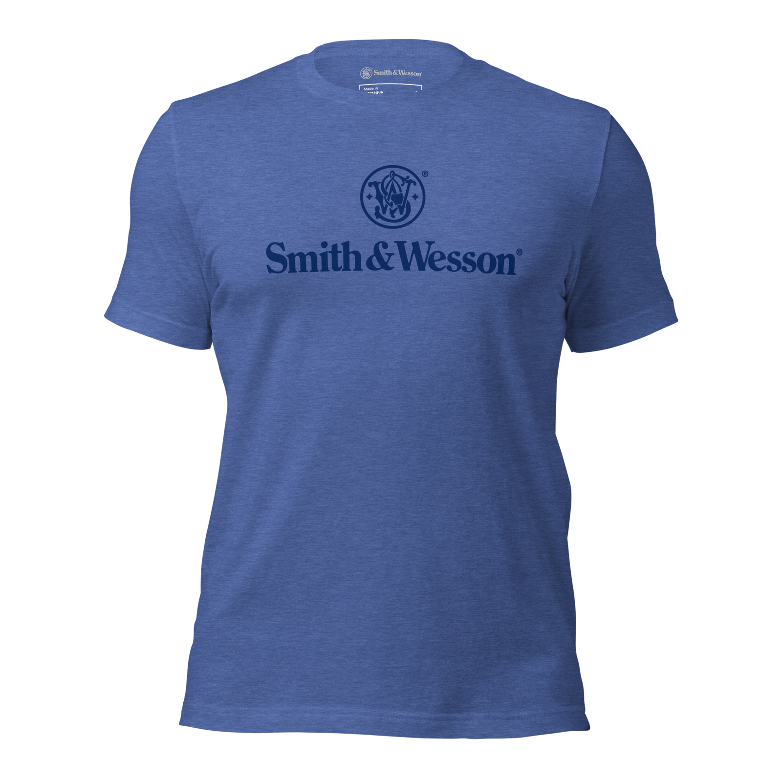 Smith & Wesson® Blue Stacked Logo Tee