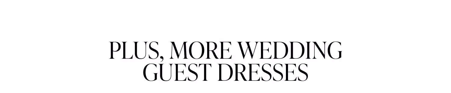 Plus More Wedding Guest Dresses