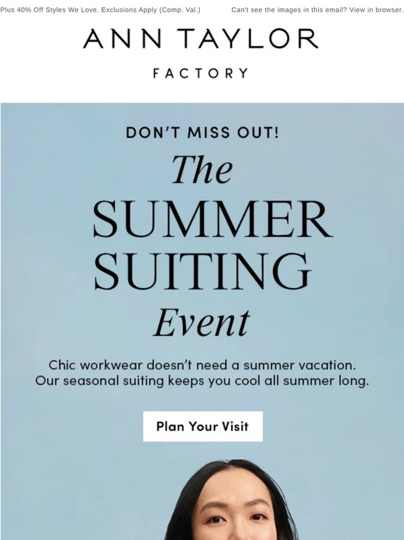 Summer Suits On Sale!