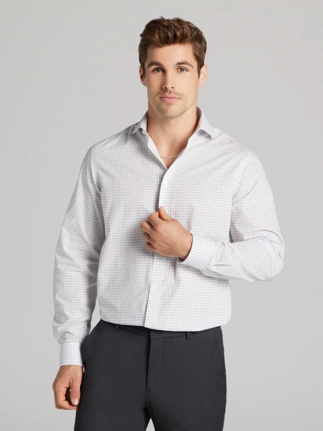 Wilke-Rodriguez Modern Fit Check Dress Shirt