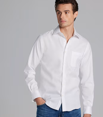 Pronto Uomo Slim Fit Queens Oxford Dress Shirt