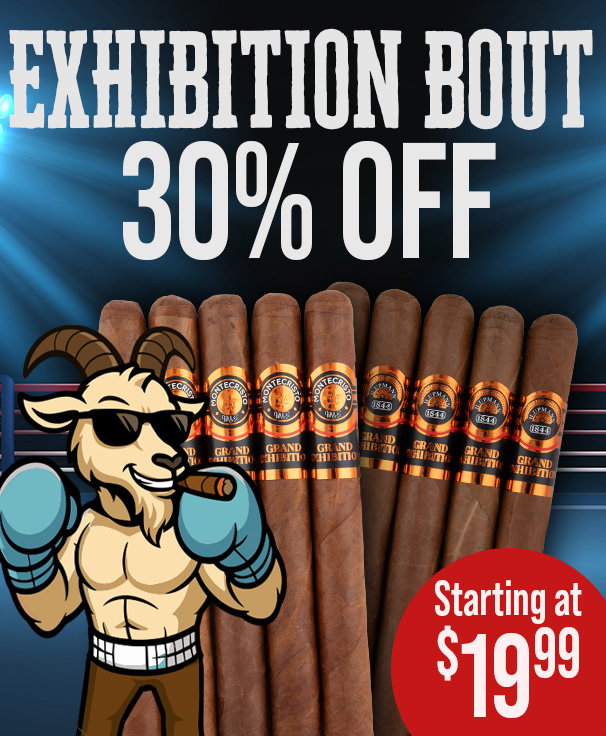 Exhibition Bout: top brands from $19.99