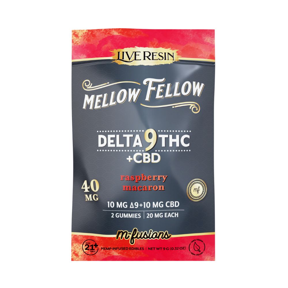 Mellow Fellow M-Fusions 2pc D9 Edibles 40mg
