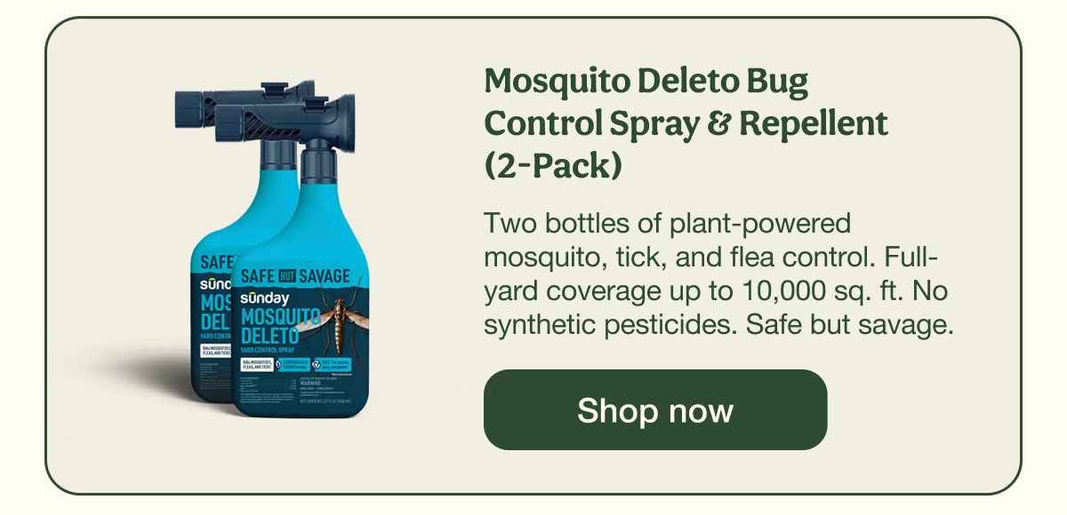 Mosquito Deleto Bug Control Spray & Repellent (2-Pack) | Shop now