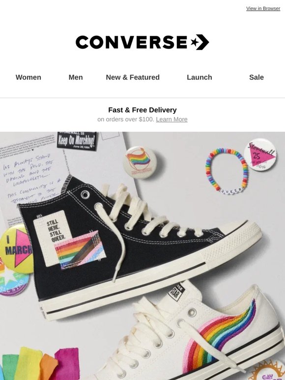Celebrate Pride Month in your Chucks