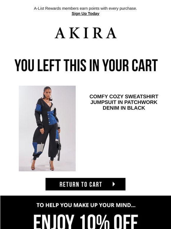 Your cart’s too good to forget