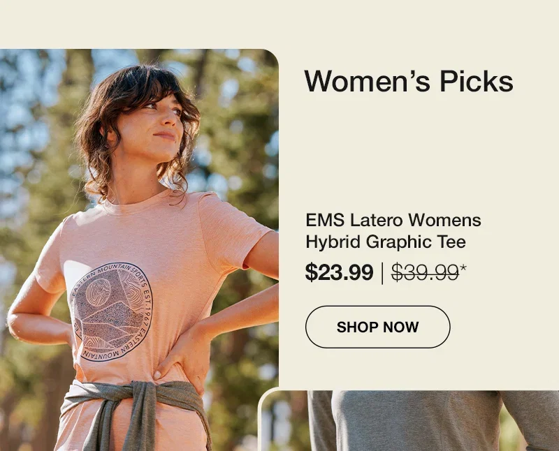EMS Latero Womens Hybrid Graphic Tee