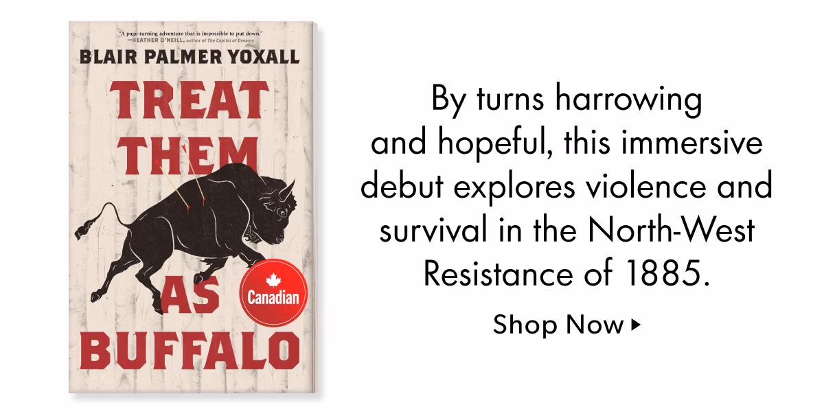 By turns harrowing and hopeful, this immersive debut explores violence and survival in the North-West Resistance of 1885.