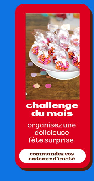 COMMANDEZ VOS CADEAUX D'INVITE