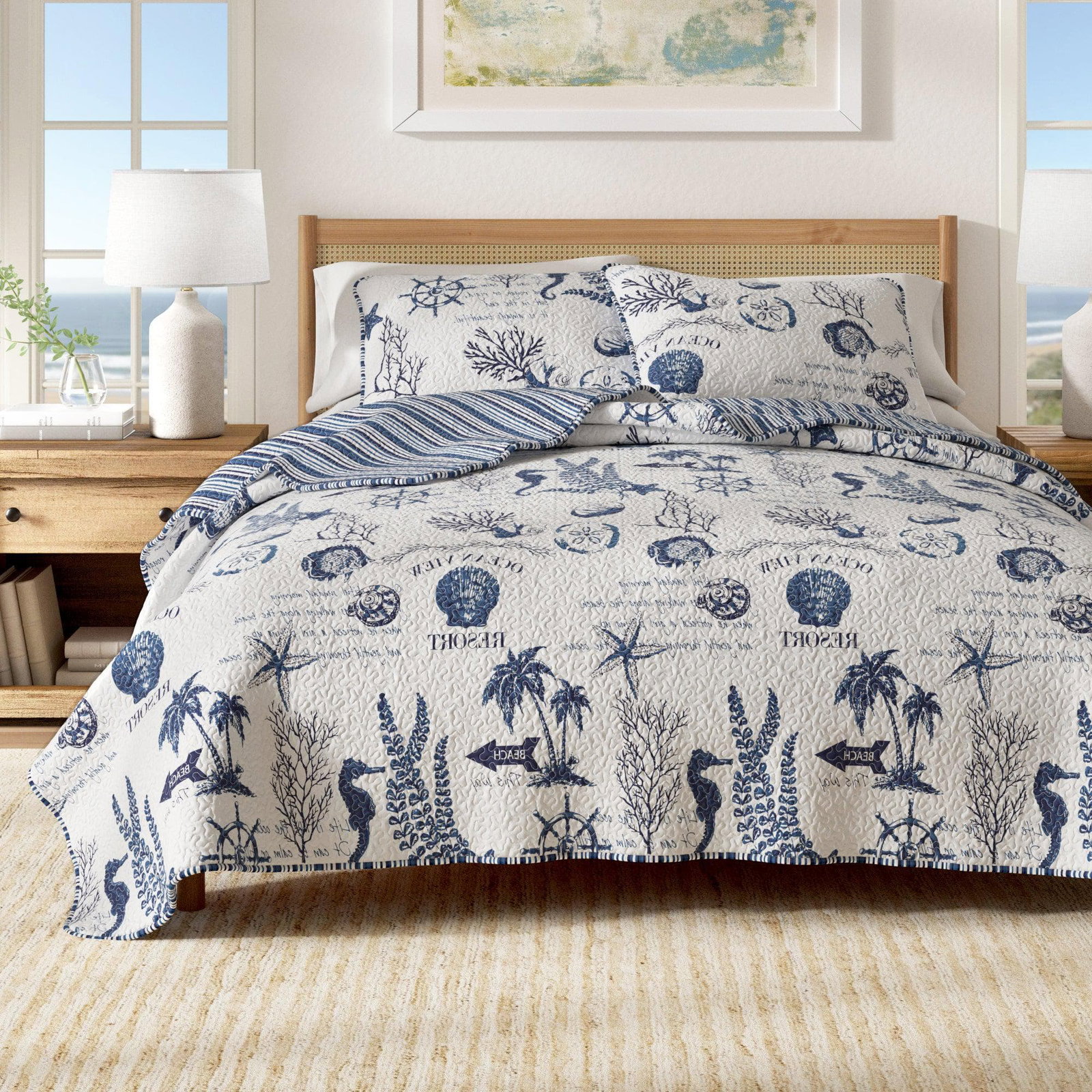 Image of Coastal Quilt - Catalina Collection