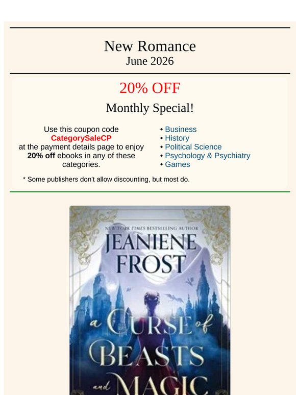 New Romance: A Curse of Beasts and Magic